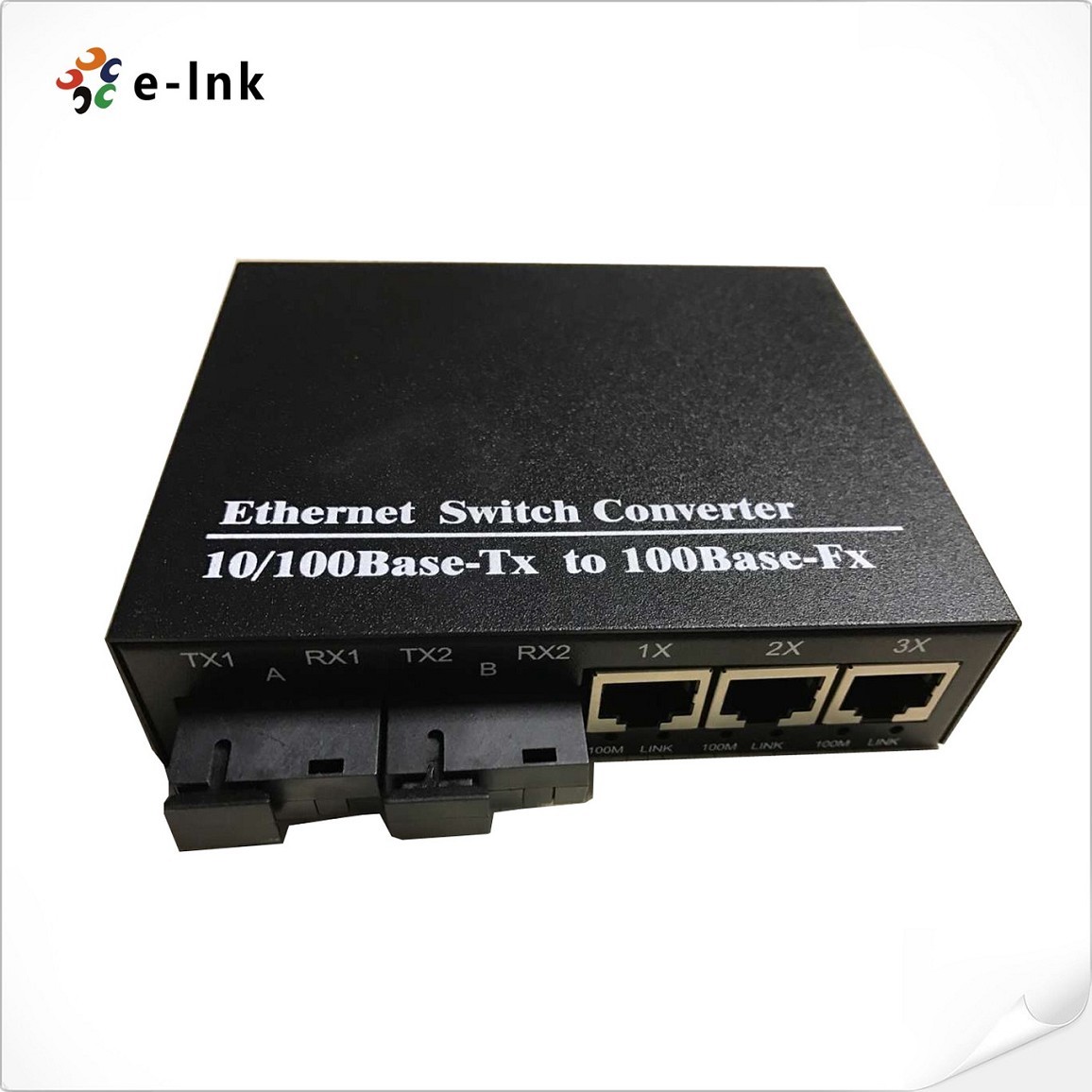 10/100M 3-TX + 2-FX(SC) Port Fiber Ethernet Switch