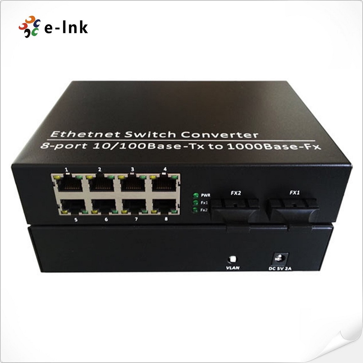 10/100/1000M 8-TX + 2-FX Port Fiber Ethernet Switch