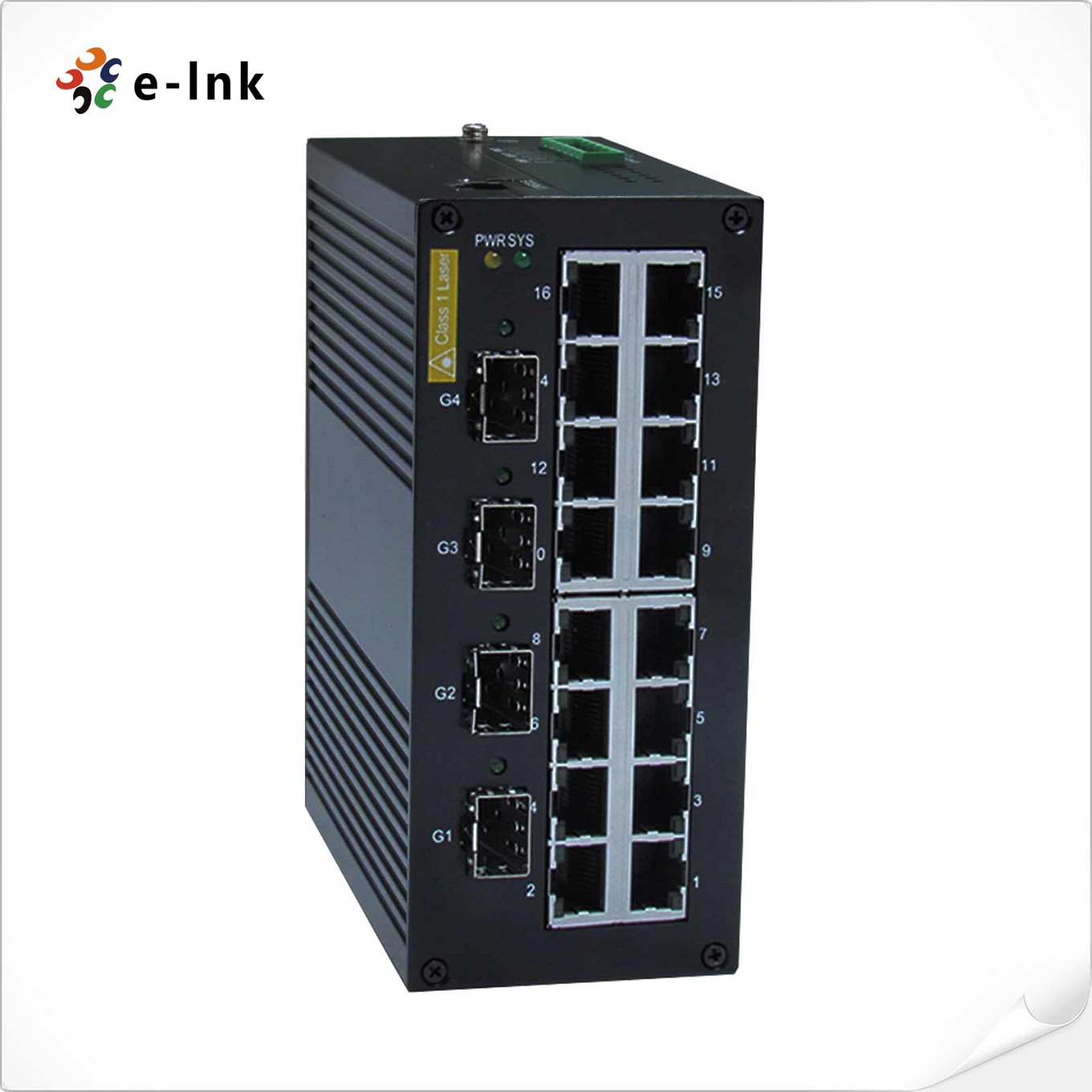 Industrial 16-Port 10/100T + 4-Port 1000X SFP IEC61850-3 Switch